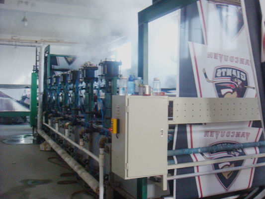 Handdoek Was & het Drogen Gecombineerde Machine met Zes wassende troggen en zes drogende cilinders